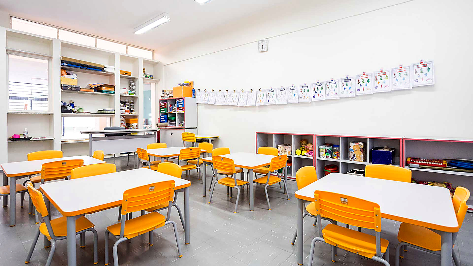 Sala de aula do Colégio Viva